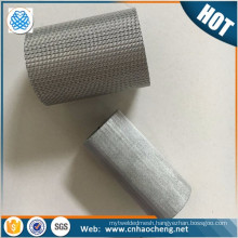 2 micron 300 um sintered 304 stainless steel wire mesh filter tube